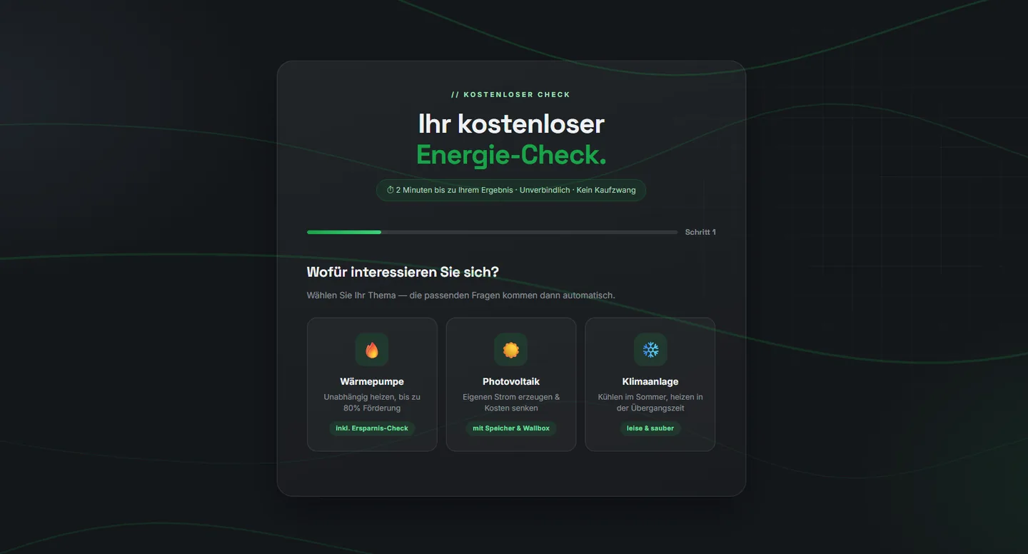 Interaktiver Anfrage-Generator